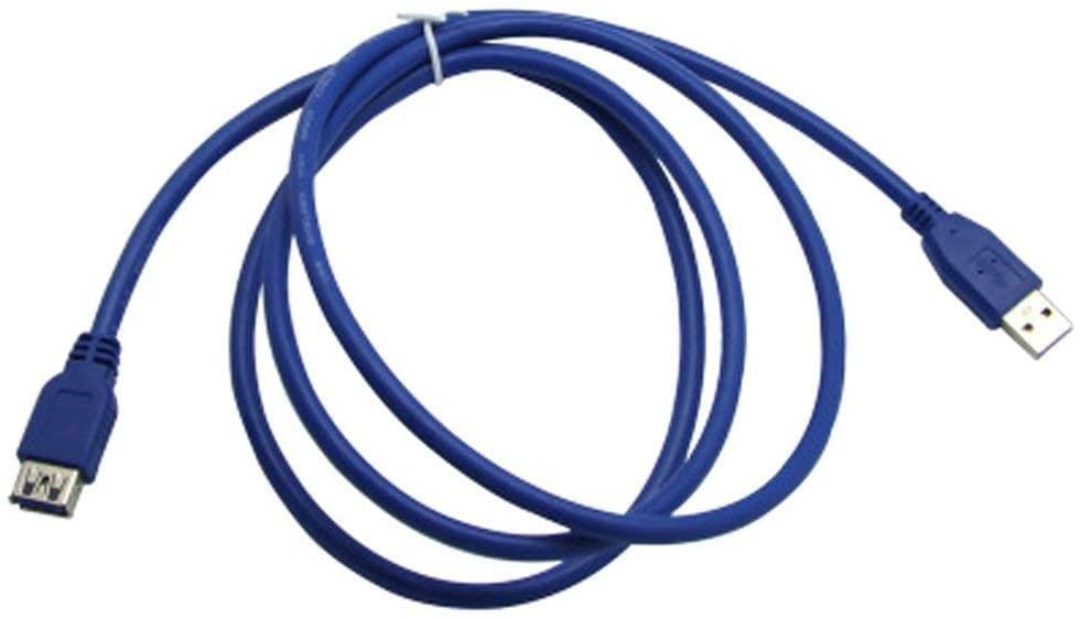6 ft 6feet USB 3.0 Машко до женски кабел за проширување на податоци 6ft USB 3.0 продолжен кабел USB 3.0 кабелски маж до женколеолер: Сина големина: 0,3М практичен дизајн