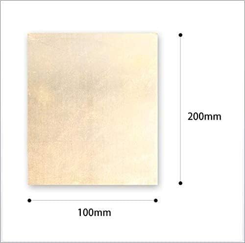 Nianxinn метал тенок лист фолија плоча бакарна метална плоча со фолија 4 mmx 100 x 200 mm исечени чаршафи со бакарни метални плочи