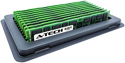 A -Tech 64GB комплет меморија RAM меморија за IBM X3550 M3 Type 4254 - DDR3L 1333MHz PC3-10600 ECC регистриран RDIMM 2RX4 1.35V