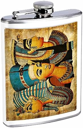 Совршенство Во Стил Колба од Нерѓосувачки Челик 8оз Гроздобер Постер Д-050 Египетски Божици Епски