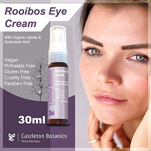 Rooibos крем за очи со органска јојоба и хијалуронска киселина роуибос ексфолирачки крем за лице и тонер DMAE