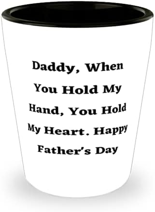 Најдобар Татко, Тато, Кога Ме Држиш За Рака, Го Држиш Моето Срце. Среќен Ден На Таткото, Епски Застрелан Стакло За Тато Од Син