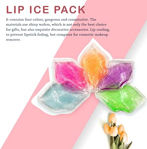 Пакет Мраз За Усни За Козметика, Ладна Употреба за Одржување На Кармин за Усни од Избледување, Употреба На Топлина за Отстранување