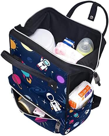 Пакет за патувања во Героткр, торба за пелена, торби за пелена на ранец, универзум starвездена starвезда планета вселенски брод сина шема
