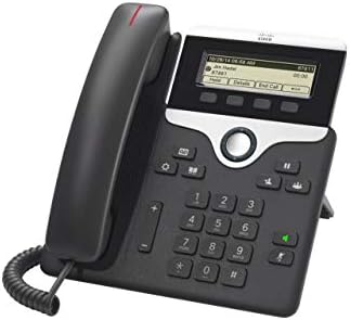 Cisco IP телефон 7811 со мулти-платформа телефонски фирмвер, 3,2-инчен дисплеј за сива скала, класа 1 POE, поддржува 1 линија