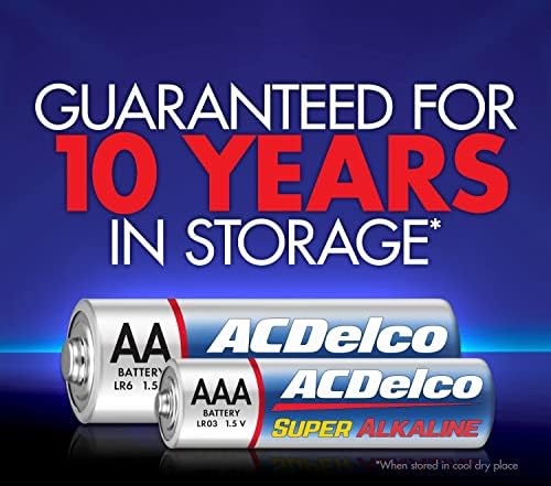 Acdelco AA, AAA, 9-Волт комбо пакет, 40-AA, 36 AAA, 8 9V батерии, алкални батерии