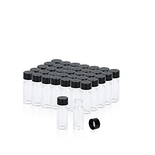 Alwsci 1/2 DRAM стаклени ампули, мали течни примероци од шишенце, 2мл боросиликатно стакло празни ампули со капачиња, 9-425