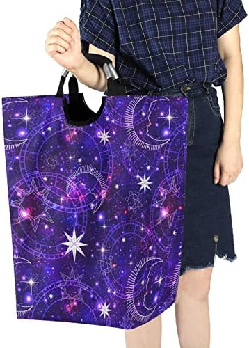 Кошар за складирање Луна вселенска наука Галакси Печати Виолетова алишта за алишта кои се склопуваат екстра голема играчка расадник