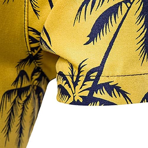 2023 година Нов хавајски машка летна сет модна ракав кратки маички шорцеви за слободно време мажи костуми и поставуваат костум