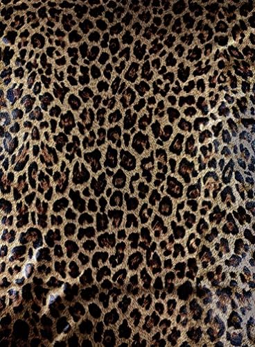 Леопард Фолија На Полиестер Спандекс Ткаенина од Дворот