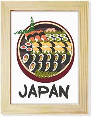DiyThinker Традиционална јапонска вкусна суши десктоп украсен фото рамка приказ уметнички сликарство дрвена