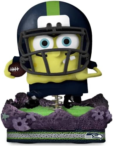 Spongebob SquarePants Seattle Seahawks Gridiron Great Bobblehead NFL
