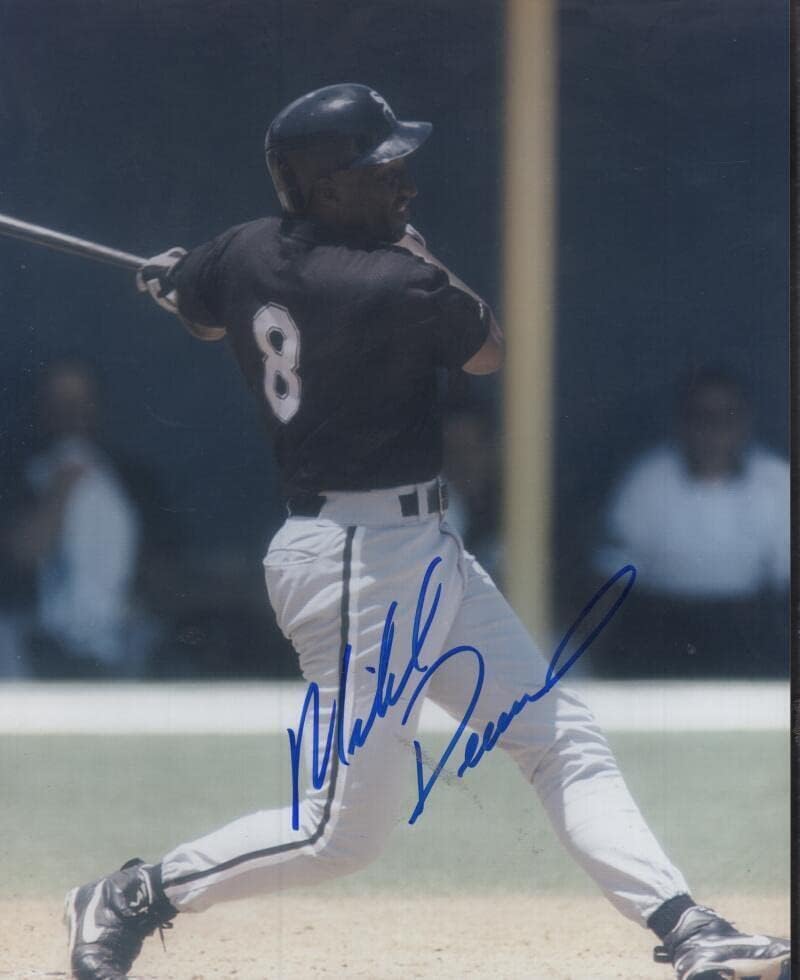 Mike Devereaux Chicago White Sox потпиша автограмиран 8x10 Photo w/COA - Автограмирани фотографии од MLB