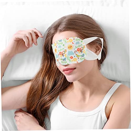 Исценета 12 парчиња маска за спиење за спиење Спиење слепило анти -брчки очите лепенка суви очи лепенки за лепење за очи за