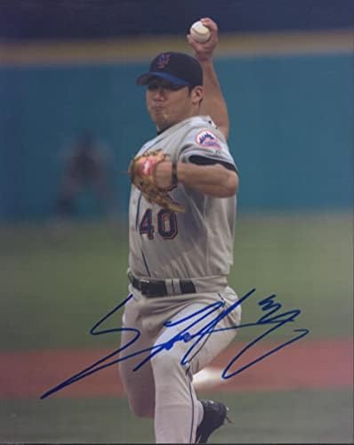 Jayеј Seo New York Mets потпиша автограмирана 8x10 фотографија w/COA - Автограмирани фотографии од MLB