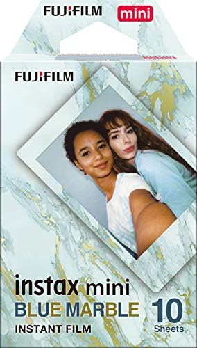 Fujifilm Instax Мини Виножито Филм - 10 Експозиции &засилувач; Instax Мини Сино Мермер Филм - 10 Експозиции &засилувач; Instax