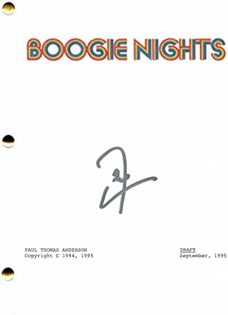 Дон Чадл потпиша автограм Boogie Nights Fulltive Script - Costarring Mark Wahlberg Julianne Moore, Heather Graham, Burt Reynolds,
