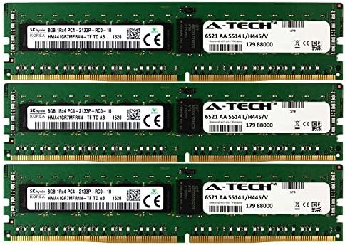 A-Tech Hynix IC DDR4 48GB комплет 3x 16GB 2RX4 PC4-17000 2133MHz за Lenovo ThinkServer TD350 4X70F28590 4X70G78062 Меморија
