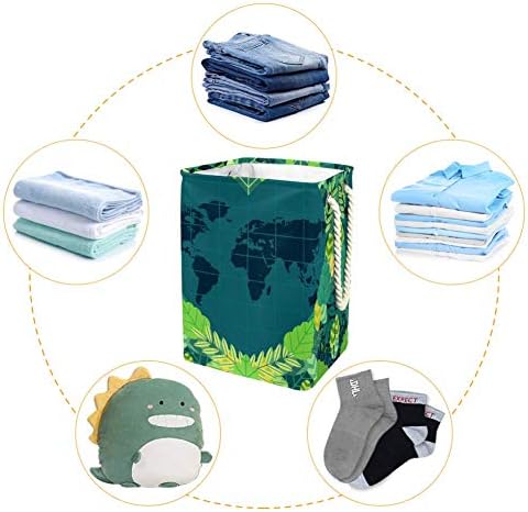 Unicey остава срцев светски мапа на големиот корпа за складирање, преклопени алишта за алишта за поддршка на расадник и детска