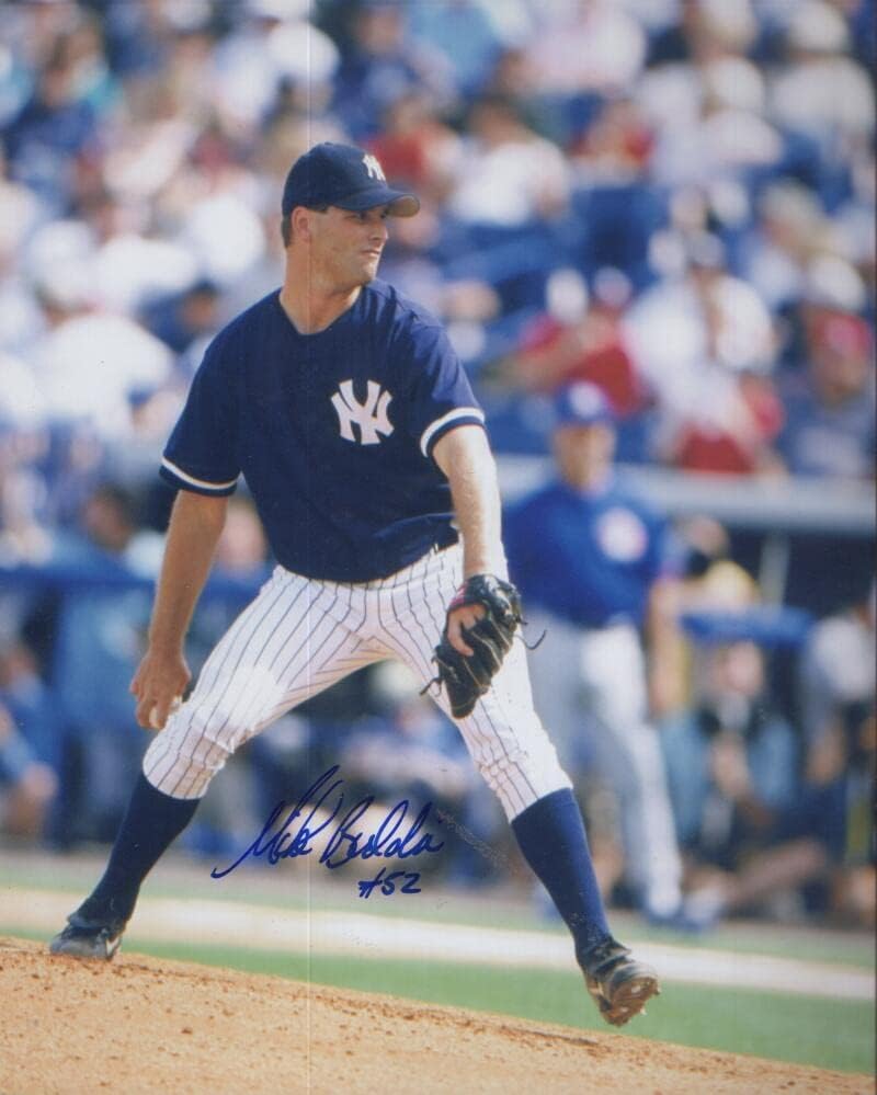 Мајк Бади Newујорк Јанки потпиша автограмирана 8x10 фотографија w/COA - Автограмирани фотографии од MLB
