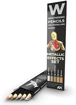 Сет на молив со аки со аки - метални ефекти