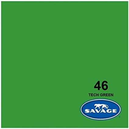 Дивјак Беспрекорна Фотографија Од Хартија Позадина-Боја 46 Технологија Зелена, Големина 86 Инчи Широк х 36 Стапки Долга, Позадина