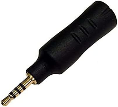 Josi Minea 2,5 mm машки до 3,5 mm Femaleенски аудио адаптер за слушалки слушалки за слушалки 3 прстенести приклучок - стерео