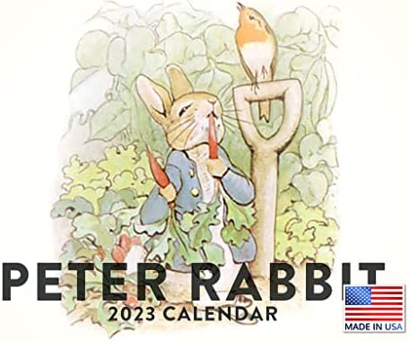Календар за зајаци питер 2023 Месечни Календари За Закачување Ѕидови Беатрикс Потер Уметност Детска Соба Детска Расадник Книга