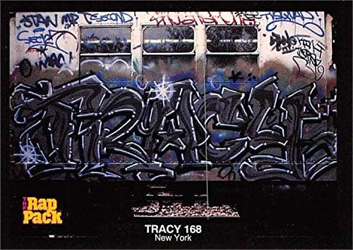 Трејси 168 Трговска картичка 1991 Рап пакет незапирливи налепници 8
