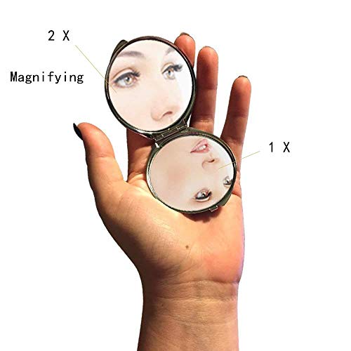 Огледало, Огледало За Патување, сипа тема На Џебно Огледало, преносливо огледало 1 Х 2Х Зголемување