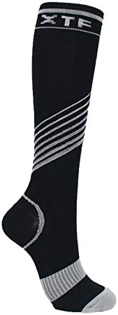 Компресија чорапи за жени спортски компресивни чорапи на отворено трчање повеќебојни телеви жени мажи се протегаат жена чиста