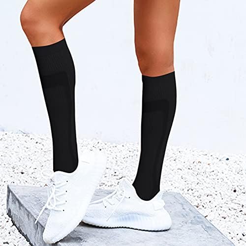 DBYLXMN компресија на отворено машки жени кои трчаат и модни ленти чорапи со велосипедски чорапи мачки и без шоу чорапи