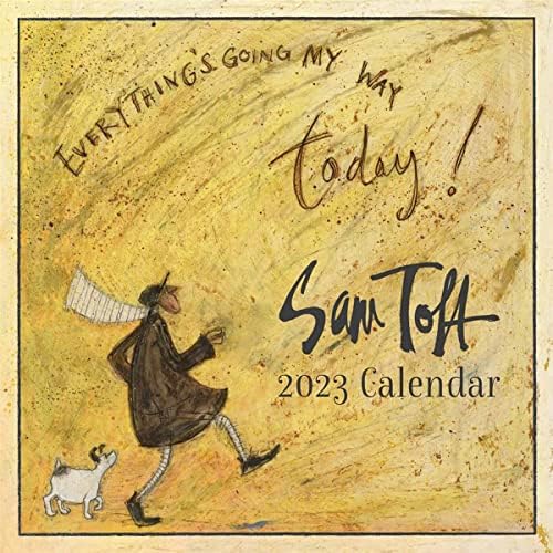 Сем Тофт Календар 2023-Месец До Планер За Преглед 30см х 30см-Официјална Стока