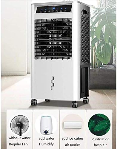 Изобу Лилианг- 2 во 1 преносен вентилатор за ладење на воздухот за бучава, овлажнител прочистување со 3 брзини часови без безобразен вентилатор за канцеларија во соб