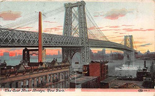 Мост на Источен Ривер, разгледница во Yorkујорк