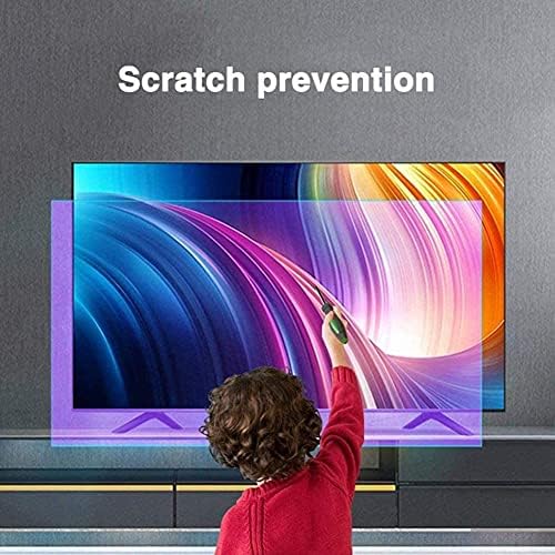 Заштитник на екранот за анти-рефлексија HD Clear Anti-Blue Light Anti-Glare TV Filter Filter за Sharp Sony Samsung Hisense 32-75