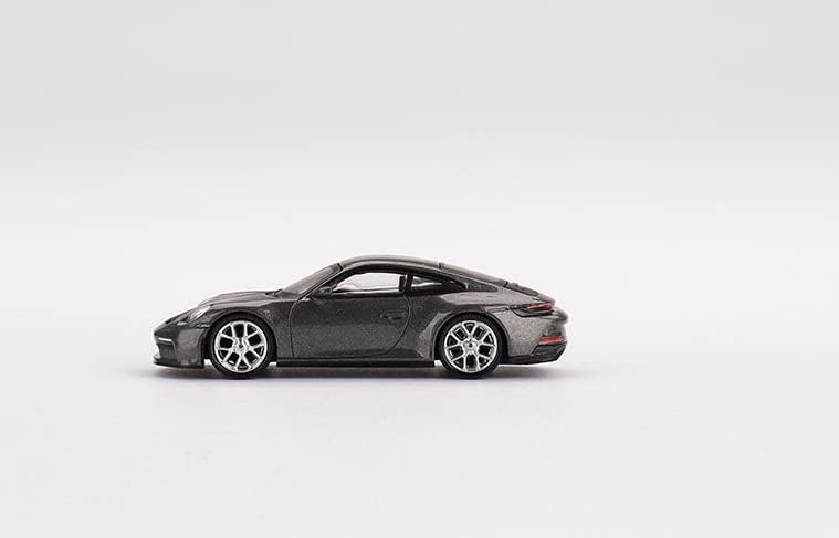 Вистински Скала Минијатури Модел Автомобил Компатибилен Со Porsche 911 GT3 Туринг Ограничено Издание 1/64 Diecast Модел Автомобил