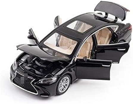 Скала модел на автомобили за Lexus LS500H легура диекаст автомобил модел 6 врати отворена гума гума за звук на гума, светло