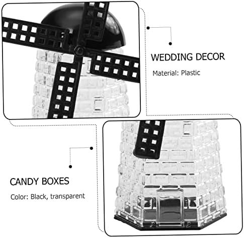 Jardwe 12pcs кутија ветерница бонбони кутии за бонбони контејнери за подароци чоколадни бонбони подарок кутија Божиќ пакување