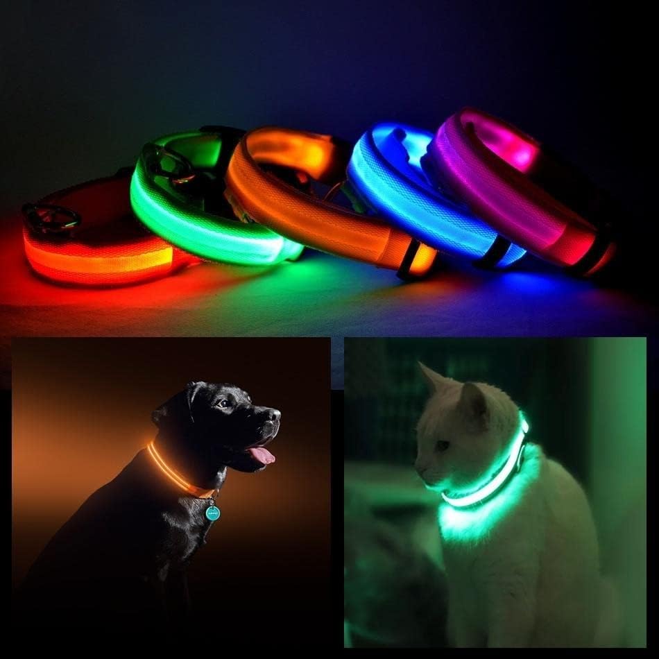 Vistashops LED јака за безбедност на миленичиња за безбедност на миленичиња