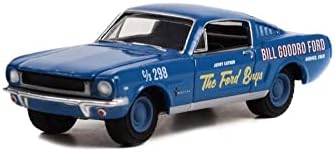 1965 година Форд Мустанг Брзбек, Сина - Гринлајт 30366/48-1/64 Скала диекаст модел играчки автомобил