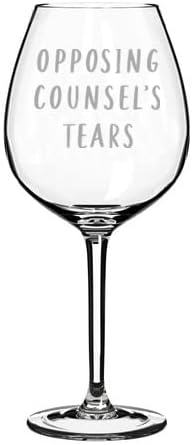 Mip Wine Glass Goblet Conse Counse Counse Counters Собрани за смешни адвокатски правобранител Адвокат дипломиран подарок