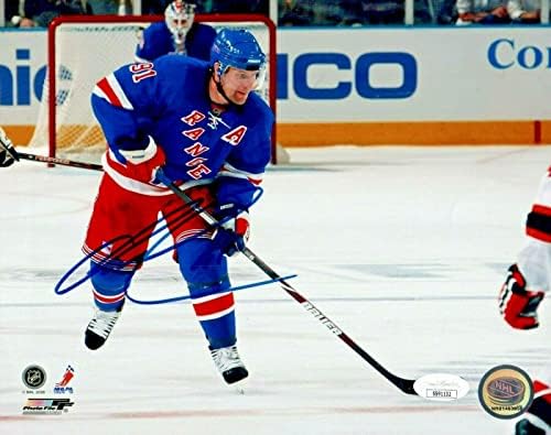 Маркус Наслунд потпиша 8х10 хокеј фотографија со JSA COA - автограмирани фотографии од NHL