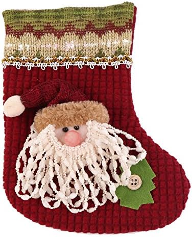 Сонце Прекрасна Божиќна порибување Дедо Мраз / Снежен човек / ирваси чорапи Орнамент украс Божиќна декорација Подарок