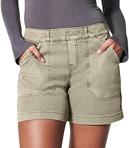 Shortsенски шорцеви со двојки од редовните шорцеви за пешачење летни обични атлетски кратки панталони Бермуди шорцеви со џебови