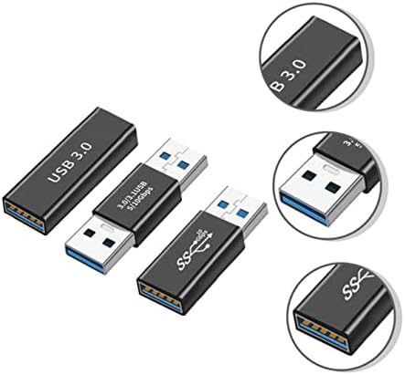 Адаптер за приклучок за приклучок за адаптер Mobestech USB 1 Постави машки конвертор за машки приклучок за полнење на адаптер